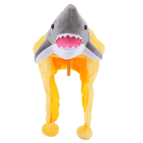 HEALSOPTHY 1 Stück Shark Shape Headgear Lustige Mütze für Partys und Fotografie Unisex Warm und Bequem Einfach zu Tragen für Geburtstagsfeiern und Kostüme HEALSOPTHY 1 Stück Shark Shape Headgear Lustige Mütze für Partys und Fotografie Unisex Warm und Bequem Einfach zu Tragen für Geburtstagsfeiern und Kostüme von HEALSOPTHY