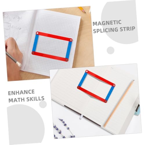 HEALSOPTHY 10 Stück Magnetische Geometrische Polygonstreifen Teiliges Bunte Bausteine Lernspielzeug für Kreativität Räumliches Vorstellungsvermögen Mathe Lehrmittel für Schule und Zuhause HEALSOPTHY 10 Stück Magnetische Geometrische Polygonstreifen Teiliges Bunte Bausteine Lernspielzeug für Kreativität Räumliches Vorstellungsvermögen Mathe Lehrmittel für Schule und Zuhause von HEALSOPTHY
