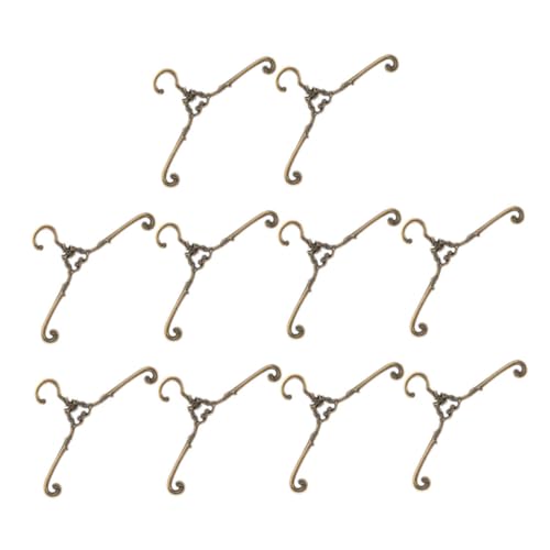 HEALSOPTHY 10 Stück Teiliges Miniatur Kleiderbügel aus Metall Vintage Stil Puppenkleiderbügel für Puppenschrank und Miniatur Puppenhaus Zubehör zur Ordentlichen Aufbewahrung von HEALSOPTHY 10 Stück Teiliges Miniatur Kleiderbügel aus Metall Vintage Stil Puppenkleiderbügel für Puppenschrank und Miniatur Puppenhaus Zubehör zur Ordentlichen Aufbewahrung von von HEALSOPTHY