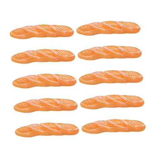 HEALSOPTHY 10 Stück Teiliges Realistisch Aussehende Baguette Attrappe aus Resin für Kuchenladen Deko Puppenhaus Miniatur Zubehör Lebensechte Fake Brot Ornamente zur Raumgestaltung HEALSOPTHY 10 Stück Teiliges Realistisch Aussehende Baguette Attrappe aus Resin für Kuchenladen Deko Puppenhaus Miniatur Zubehör Lebensechte Fake Brot Ornamente zur Raumgestaltung von HEALSOPTHY