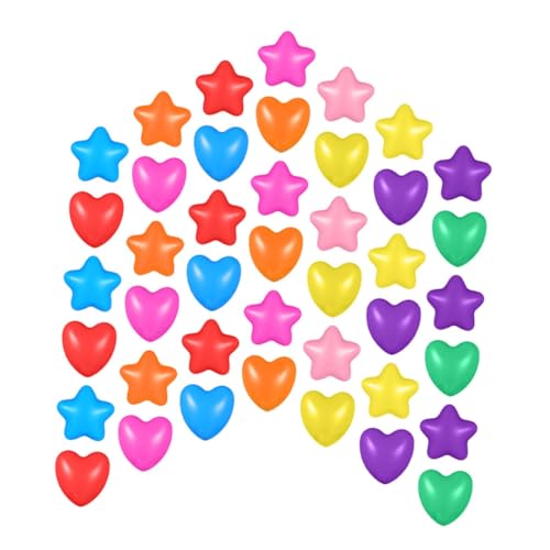 HEALSOPTHY 100stücke Plastikbälle Für Bällebäder Große Bälle Aus Kunststoff Mit Stern-Herz-Motiven Bälle Für Bällebäder in Großen Mengen Für Junge Mädchen Für Indoor-Theater HEALSOPTHY 100stücke Plastikbälle Für Bällebäder Große Bälle Aus Kunststoff Mit Stern-Herz-Motiven Bälle Für Bällebäder in Großen Mengen Für Junge Mädchen Für Indoor-Theater von HEALSOPTHY
