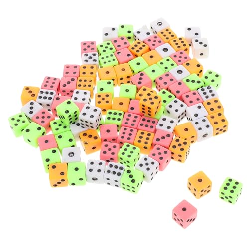 HEALSOPTHY 100 Stück Teiliges Mini Würfelset Bunte Kleine Sechsseitige Würfel mit Quadratischen Ecken Robuste Kunststoffwürfel für Brettspiele Lernspiele Party und Basteln HEALSOPTHY 100 Stück Teiliges Mini Würfelset Bunte Kleine Sechsseitige Würfel mit Quadratischen Ecken Robuste Kunststoffwürfel für Brettspiele Lernspiele Party und Basteln von HEALSOPTHY