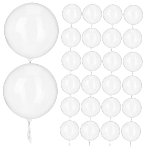 HEALSOPTHY 100 Transparente Bobo Ballons Tpu Langlebige Bubble Ballons für Hochzeit Geburtstag Party Vielseitig Einsetzbar für Dekoration und Befüllung Indoor Outdoor Geeignet HEALSOPTHY 100 Transparente Bobo Ballons Tpu Langlebige Bubble Ballons für Hochzeit Geburtstag Party Vielseitig Einsetzbar für Dekoration und Befüllung Indoor Outdoor Geeignet von HEALSOPTHY