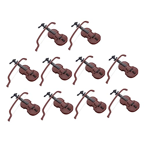 HEALSOPTHY 10sätze Miniatur Geigen Dekorationsset Teiliges Mit Retro Violin Ornamenten Aus Resin Für Tisch Und Puppenhaus-Dekoration Als Fotorequisit Oder Elegantes Accessoire HEALSOPTHY 10sätze Miniatur Geigen Dekorationsset Teiliges Mit Retro Violin Ornamenten Aus Resin Für Tisch Und Puppenhaus-Dekoration Als Fotorequisit Oder Elegantes Accessoire von HEALSOPTHY