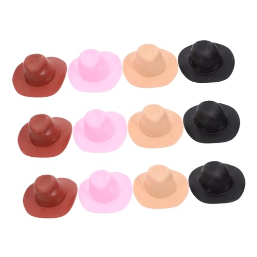 HEALSOPTHY 12 Stück Teiliges Miniatur Cowboyhut aus Robustem Kunststoff Farbecht und Hautfreundlich Glatte Kanten als Puppenhaus Deko für Mini Doll Accessoires Vielseitig für und HEALSOPTHY 12 Stück Teiliges Miniatur Cowboyhut aus Robustem Kunststoff Farbecht und Hautfreundlich Glatte Kanten als Puppenhaus Deko für Mini Doll Accessoires Vielseitig für und von HEALSOPTHY