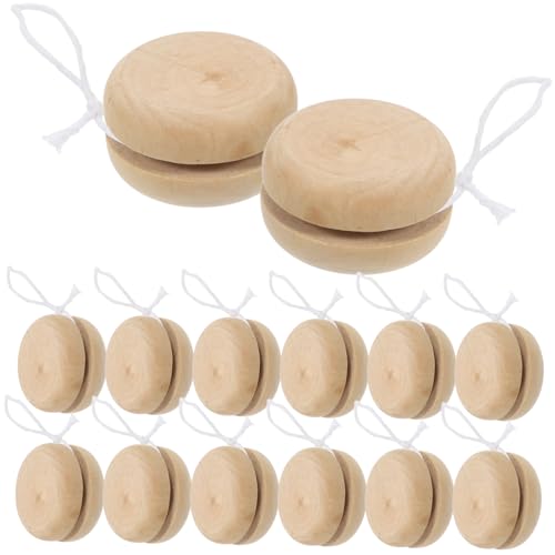 HEALSOPTHY 15 Stück Teiliges Holz Yo Yo Bälle Handbemalt Kindersicheres Material Fördert Motorik und Koordination Multifunktionales DIY für Kindergeburtstag und Outdoor Spiel HEALSOPTHY 15 Stück Teiliges Holz Yo Yo Bälle Handbemalt Kindersicheres Material Fördert Motorik und Koordination Multifunktionales DIY für Kindergeburtstag und Outdoor Spiel von HEALSOPTHY