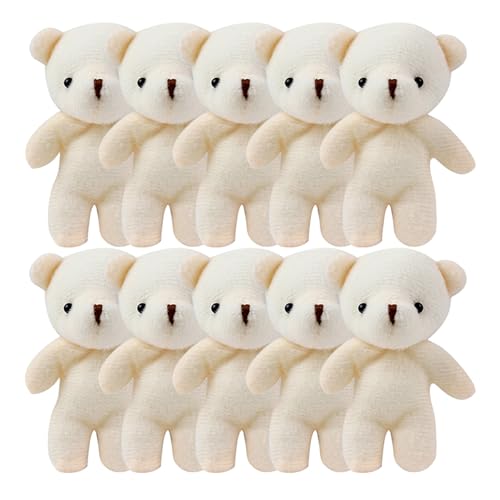 HEALSOPTHY 15 Stück Teiliges Plüschbär Anhänger Weiche Kleine Bären Kuscheltier Schlüsselanhänger Dekoration Niedliche Mini Bären für Taschen und Schlüsselbund HEALSOPTHY 15 Stück Teiliges Plüschbär Anhänger Weiche Kleine Bären Kuscheltier Schlüsselanhänger Dekoration Niedliche Mini Bären für Taschen und Schlüsselbund von HEALSOPTHY