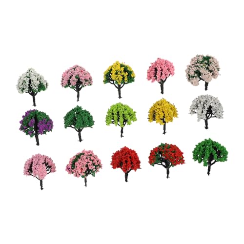 HEALSOPTHY 15 Stück Teiliges Realistische Modellbäume für Sandtisch deko DIY Gartengestaltung Garten Puppenhaus Dekoration Geeignet für Mikro landschaften und Modellbau HEALSOPTHY 15 Stück Teiliges Realistische Modellbäume für Sandtisch deko DIY Gartengestaltung Garten Puppenhaus Dekoration Geeignet für Mikro landschaften und Modellbau von HEALSOPTHY
