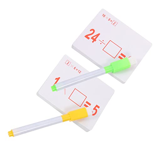 HEALSOPTHY 2 Sätze Arithmetik Übungskarten Teiliges mit Abwischbaren Stiften Bunte Mathe Lernkarten für Frühe Bildung Lustige Rechen und Trainingskarten Robustes Leichtes Lernspielzeug zur HEALSOPTHY 2 Sätze Arithmetik Übungskarten Teiliges mit Abwischbaren Stiften Bunte Mathe Lernkarten für Frühe Bildung Lustige Rechen und Trainingskarten Robustes Leichtes Lernspielzeug zur von HEALSOPTHY
