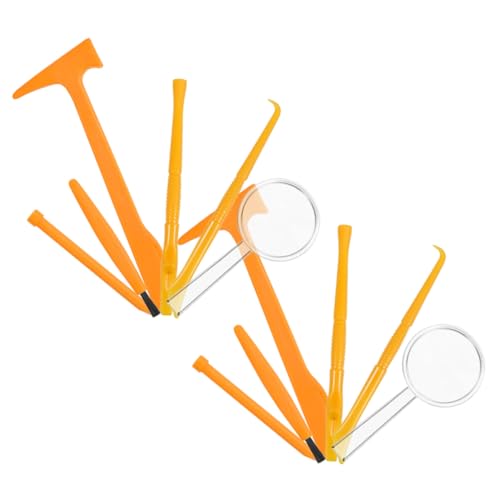 HEALSOPTHY 2 Sätze Ausgrabungsset mit Werkzeugen Archäologie mit Hammer Meißel Pinsel Schaber für Outdoor Entdeckungen und Kreatives HEALSOPTHY 2 Sätze Ausgrabungsset mit Werkzeugen Archäologie mit Hammer Meißel Pinsel Schaber für Outdoor Entdeckungen und Kreatives von HEALSOPTHY