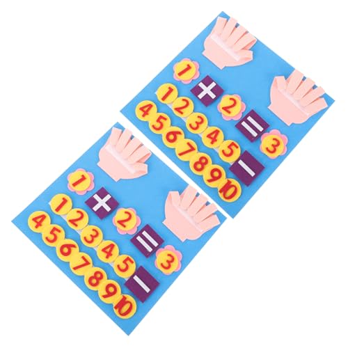 HEALSOPTHY 2 Sätze Filz Mathematik Lernspielzeug für Kleinkinder Handgefertigte Additions Subtraktions tafeln Montessori Zählspielzeug Edukatives Finger Zahlenspiel für Vorschulkinder HEALSOPTHY 2 Sätze Filz Mathematik Lernspielzeug für Kleinkinder Handgefertigte Additions Subtraktions tafeln Montessori Zählspielzeug Edukatives Finger Zahlenspiel für Vorschulkinder von HEALSOPTHY