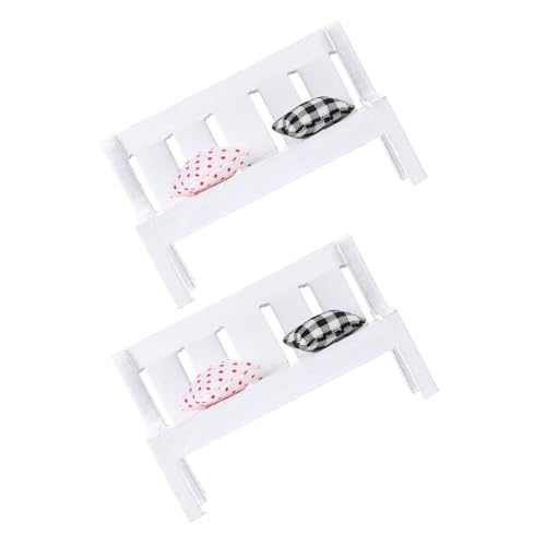 HEALSOPTHY 2 Sätze Miniatur Möbel Deko Miniaturbank und Mini Stühle Modell Ornament für Puppenhaus Garten und Micro Landschaft Gestaltung HEALSOPTHY 2 Sätze Miniatur Möbel Deko Miniaturbank und Mini Stühle Modell Ornament für Puppenhaus Garten und Micro Landschaft Gestaltung von HEALSOPTHY