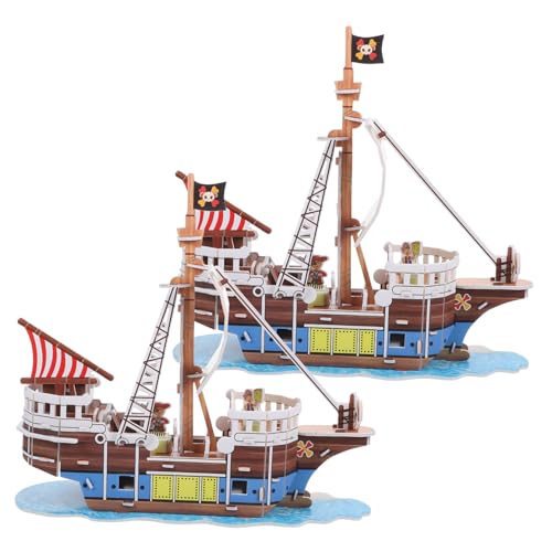 HEALSOPTHY 2 Sätze Papierpiratenschiff Puzzle Segelboot Modellbausatz für Erwachsene und Ab Jahren Kreatives Segelschiff DIY Bausatz zur Hand Auge koordination und Raumdekoration HEALSOPTHY 2 Sätze Papierpiratenschiff Puzzle Segelboot Modellbausatz für Erwachsene und Ab Jahren Kreatives Segelschiff DIY Bausatz zur Hand Auge koordination und Raumdekoration von HEALSOPTHY