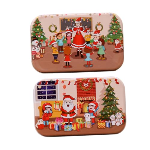 HEALSOPTHY 2 Sätze Teiliges Weihnachts DIY Holzpuzzle Pädagogisches Lernspielzeug aus Umweltfreundlichem Holz Fördert Kreativität Praktische Fähigkeiten und Kooperation HEALSOPTHY 2 Sätze Teiliges Weihnachts DIY Holzpuzzle Pädagogisches Lernspielzeug aus Umweltfreundlichem Holz Fördert Kreativität Praktische Fähigkeiten und Kooperation von HEALSOPTHY
