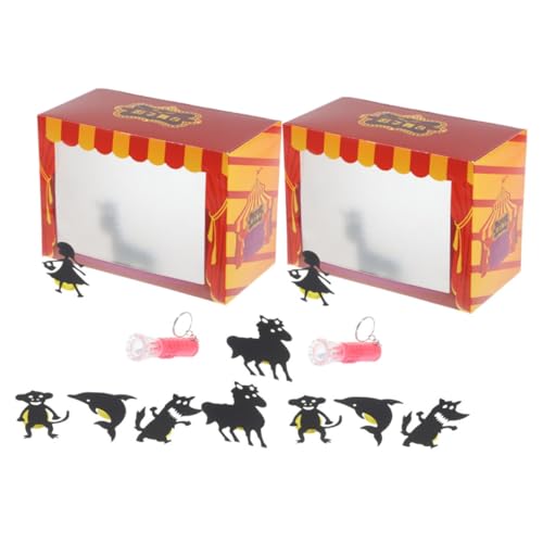 HEALSOPTHY 2 Satz DIY Schattenspielzeug Set Puppentheater Bastelset für Einfach zu Montierende Handgefertigte Schattenpuppen Interaktives Lernspiel Kreativität Wissenschaft und HEALSOPTHY 2 Satz DIY Schattenspielzeug Set Puppentheater Bastelset für Einfach zu Montierende Handgefertigte Schattenpuppen Interaktives Lernspiel Kreativität Wissenschaft und von HEALSOPTHY