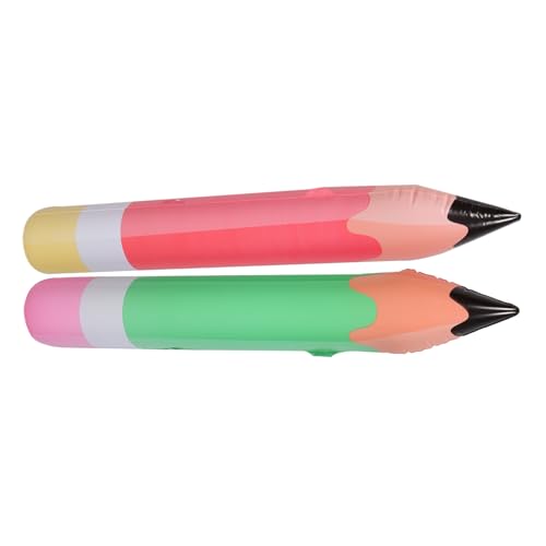 HEALSOPTHY 2 Stück Aufblasbare PVC Bleistift Spielzeuge Jumbo Party Dekorationen Klassenzimmer Ornament Grün Rot Robust Langlebig für Back To School Veranstaltungen HEALSOPTHY 2 Stück Aufblasbare PVC Bleistift Spielzeuge Jumbo Party Dekorationen Klassenzimmer Ornament Grün Rot Robust Langlebig für Back To School Veranstaltungen von HEALSOPTHY