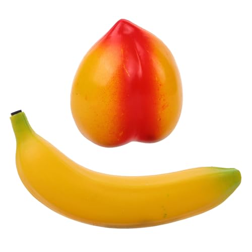 HEALSOPTHY 2 Stück Früchte Shaker Musikinstrument für Bunte Maracas in Banane Pfirsich Form Kinderfreundlich Rhythmisches Percussion für Kindergarten und Frühe Musikförderung HEALSOPTHY 2 Stück Früchte Shaker Musikinstrument für Bunte Maracas in Banane Pfirsich Form Kinderfreundlich Rhythmisches Percussion für Kindergarten und Frühe Musikförderung von HEALSOPTHY