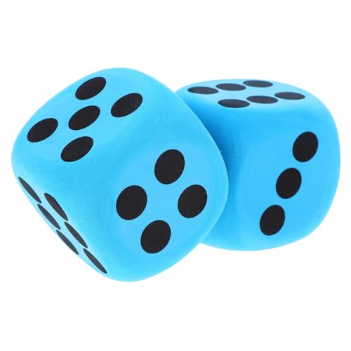 HEALSOPTHY 2 Stück Große Eva Würfel Spielwürfel Lernspielzeug Vielseitig Einsetzbar für Partyspiele und Unterricht Leichte Handhabung Blau für Brettspiele und Gruppenaktivitäten HEALSOPTHY 2 Stück Große Eva Würfel Spielwürfel Lernspielzeug Vielseitig Einsetzbar für Partyspiele und Unterricht Leichte Handhabung Blau für Brettspiele und Gruppenaktivitäten von HEALSOPTHY