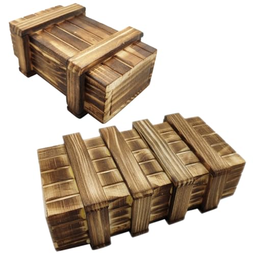 HEALSOPTHY 2 Stück Holz Aufbewahrungsbox mit Geheimfach für Edukatives Lernspielzeug Problemlösung Sichere Glatte Oberfläche Geeignet als Aufbewahrungsbox HEALSOPTHY 2 Stück Holz Aufbewahrungsbox mit Geheimfach für Edukatives Lernspielzeug Problemlösung Sichere Glatte Oberfläche Geeignet als Aufbewahrungsbox von HEALSOPTHY