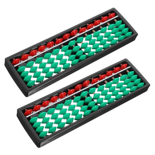 HEALSOPTHY 2 Stück Spalten Kunststoff mit Perlen Pädagogisches Rechenwerkzeug für Schüler Traditioneller Chinesischer Zählrahmen aus Lernspielzeug für Mathematikunterricht und Bürogebrauch HEALSOPTHY 2 Stück Spalten Kunststoff mit Perlen Pädagogisches Rechenwerkzeug für Schüler Traditioneller Chinesischer Zählrahmen aus Lernspielzeug für Mathematikunterricht und Bürogebrauch von HEALSOPTHY