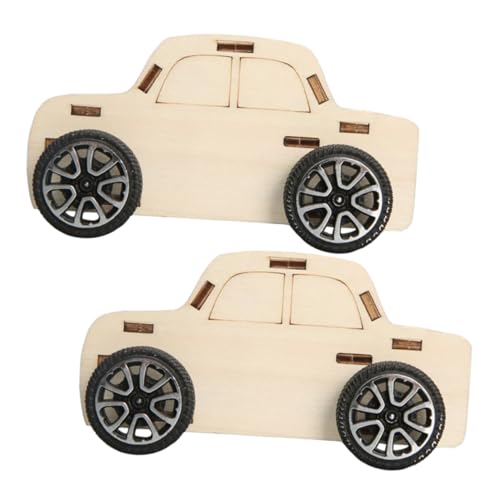HEALSOPTHY 2 Stück Teiliges DIY Holzauto Modell für Windbetriebenes Fahrzeugmodell Robustes Naturholz Handwerkliches Lernspielzeug für kreative Aktivitäten und Wissenschaftsprojekte für HEALSOPTHY 2 Stück Teiliges DIY Holzauto Modell für Windbetriebenes Fahrzeugmodell Robustes Naturholz Handwerkliches Lernspielzeug für kreative Aktivitäten und Wissenschaftsprojekte für von HEALSOPTHY