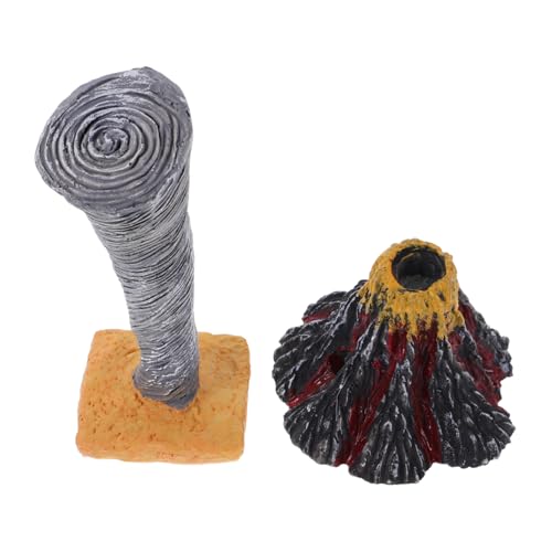 HEALSOPTHY 2 Stück Teiliges Realistisches Berg Tornado-Simulation aus Resin Interaktives Naturkatastrophenmodell für Sandkästen Wissenschaftliches Lernspielzeug für Kreativität und HEALSOPTHY 2 Stück Teiliges Realistisches Berg Tornado-Simulation aus Resin Interaktives Naturkatastrophenmodell für Sandkästen Wissenschaftliches Lernspielzeug für Kreativität und von HEALSOPTHY