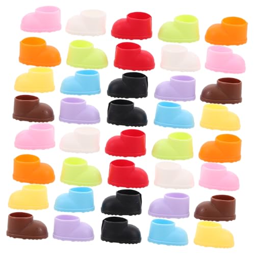 HEALSOPTHY 20 Paare Mini Doll Boots aus Weichem Material Vielseitige Puppen Schuh Accessoires Passend für Figuren für DIY Kostüme und Kreatives Ankleiden HEALSOPTHY 20 Paare Mini Doll Boots aus Weichem Material Vielseitige Puppen Schuh Accessoires Passend für Figuren für DIY Kostüme und Kreatives Ankleiden von HEALSOPTHY