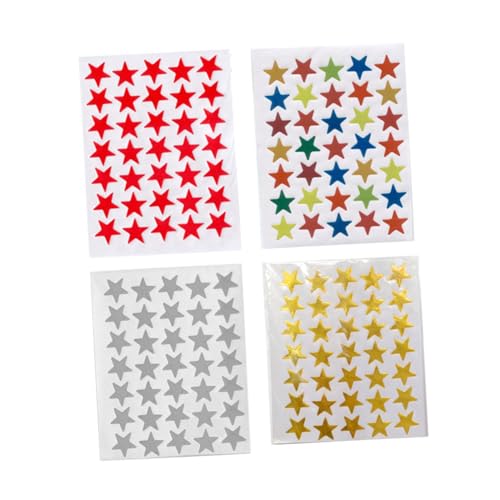 HEALSOPTHY 20 Packungen Teilige Bunte Fünfzackige Sternaufkleber Selbstklebend für Belohnungssticker Glänzend in Gold Silber Rot für Schule Basteln Geschenkverpackungen Scrapbooking HEALSOPTHY 20 Packungen Teilige Bunte Fünfzackige Sternaufkleber Selbstklebend für Belohnungssticker Glänzend in Gold Silber Rot für Schule Basteln Geschenkverpackungen Scrapbooking von HEALSOPTHY