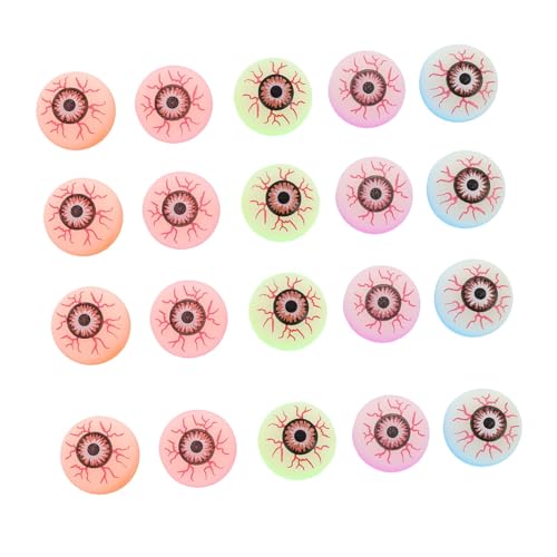HEALSOPTHY 20 Stück Teiliges Halloween Augen Bunte Plastik Augäpfel als Gruselige Party Deko und Mitgebsel für Wiederverwendbar um Unvergessliche Horror Atmosphäre zu Schaffen HEALSOPTHY 20 Stück Teiliges Halloween Augen Bunte Plastik Augäpfel als Gruselige Party Deko und Mitgebsel für Wiederverwendbar um Unvergessliche Horror Atmosphäre zu Schaffen von HEALSOPTHY