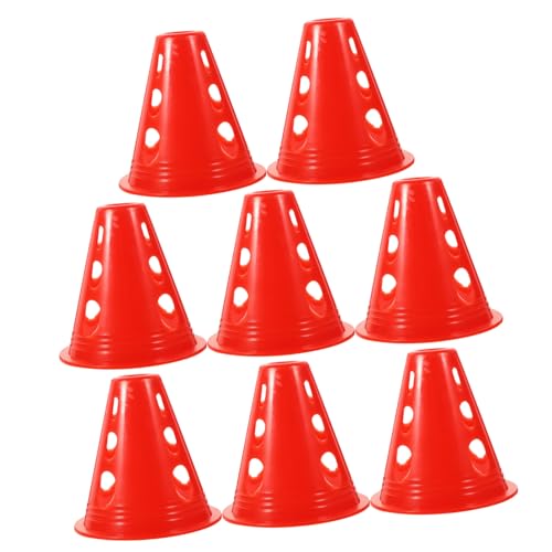 HEALSOPTHY 20 Stück Teiliges Kleine Windfeste Trainingshütchen aus Rot Flacher Boden für Stabilität für Rollschuh Agility Training Vielseitig für Indoor Outdoor sportübungen HEALSOPTHY 20 Stück Teiliges Kleine Windfeste Trainingshütchen aus Rot Flacher Boden für Stabilität für Rollschuh Agility Training Vielseitig für Indoor Outdoor sportübungen von HEALSOPTHY