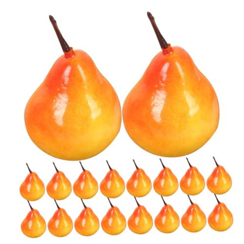HEALSOPTHY 20 Stück Teiliges Künstliche Birnenmodelle Realistische Deko Früchte aus Stabilem Material Langlebig und Detailgetreu für Wohnkultur Fotografie und Pädagogisches HEALSOPTHY 20 Stück Teiliges Künstliche Birnenmodelle Realistische Deko Früchte aus Stabilem Material Langlebig und Detailgetreu für Wohnkultur Fotografie und Pädagogisches von HEALSOPTHY