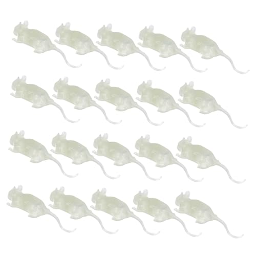 HEALSOPTHY 20 Stück Teiliges Leuchtende Halloween Ratten aus Leichtem Realistische Nachbildung Gruselige Streichrequisiten für Halloween und Aprilscherze HEALSOPTHY 20 Stück Teiliges Leuchtende Halloween Ratten aus Leichtem Realistische Nachbildung Gruselige Streichrequisiten für Halloween und Aprilscherze von HEALSOPTHY