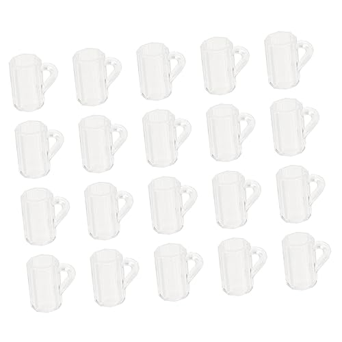 HEALSOPTHY 20 Stück Teiliges Mini Bierkrug aus Kunststoff Dekorative Puppenhaus Becher mit Henkel Langlebige Miniatur Biergläser für DIY Basteln und Wohnkultur Detailgetreu und Vielseitig als HEALSOPTHY 20 Stück Teiliges Mini Bierkrug aus Kunststoff Dekorative Puppenhaus Becher mit Henkel Langlebige Miniatur Biergläser für DIY Basteln und Wohnkultur Detailgetreu und Vielseitig als von HEALSOPTHY