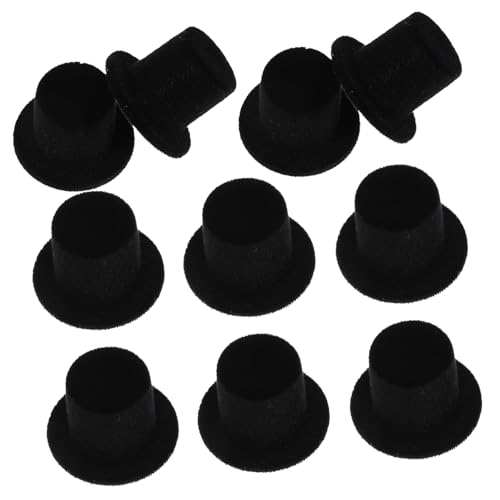 HEALSOPTHY 20 Stück Teiliges Mini Clown Hut Schwarze Kleine Dekorative Puppenhüte aus Flockiertem Harz DIY Weihnachtsmützen für Bastelprojekte Puppenbekleidung und Festliche Dekoration HEALSOPTHY 20 Stück Teiliges Mini Clown Hut Schwarze Kleine Dekorative Puppenhüte aus Flockiertem Harz DIY Weihnachtsmützen für Bastelprojekte Puppenbekleidung und Festliche Dekoration von HEALSOPTHY