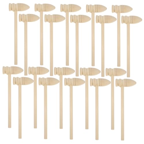 HEALSOPTHY 20 Stück Teiliges Mini Holzhammer Kinderfreundliche Holzklopfer Sichere Lackierung Fördert Feinmotorik und Spielspaß Pädagogisches Werkzeug für Jungen und Mädchen Ab Jahren HEALSOPTHY 20 Stück Teiliges Mini Holzhammer Kinderfreundliche Holzklopfer Sichere Lackierung Fördert Feinmotorik und Spielspaß Pädagogisches Werkzeug für Jungen und Mädchen Ab Jahren von HEALSOPTHY
