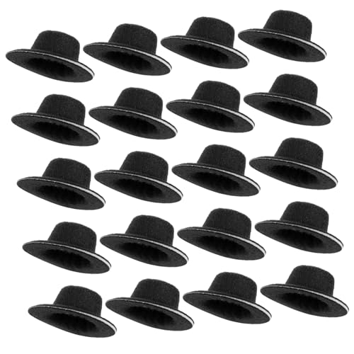 HEALSOPTHY 20 Stück Teiliges Mini Schneemann Filzhüte Schwarz Weihnachtsmützen DIY Partydeko für Weihnachtsfeier Basteln Puppen und Festliche Handwerksprojekte Zufällige Farbe HEALSOPTHY 20 Stück Teiliges Mini Schneemann Filzhüte Schwarz Weihnachtsmützen DIY Partydeko für Weihnachtsfeier Basteln Puppen und Festliche Handwerksprojekte Zufällige Farbe von HEALSOPTHY