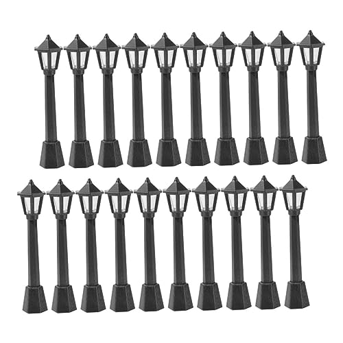HEALSOPTHY 20 Stück Teiliges Miniatur Straßenlaternen Schwarz Detailgetreue Micro Landscape Deko Tragbare Mini Gartenlampen für Puppenhaus DIY Modellbau und Miniaturlandschaften HEALSOPTHY 20 Stück Teiliges Miniatur Straßenlaternen Schwarz Detailgetreue Micro Landscape Deko Tragbare Mini Gartenlampen für Puppenhaus DIY Modellbau und Miniaturlandschaften von HEALSOPTHY