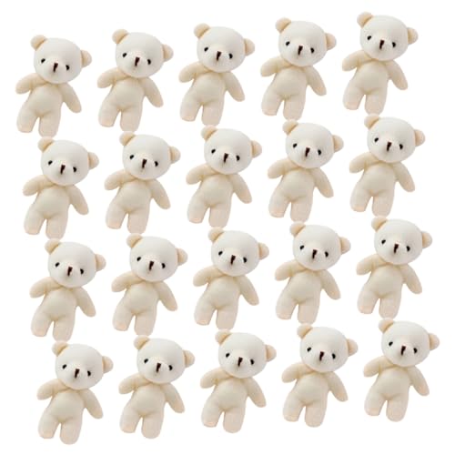 HEALSOPTHY 20 Stück Teiliges aus Weichem Tragbare Mini Bärenanhänger Dekorative Kleine Bärenpuppen für DIY Projekte und Vielseitige Basteldekorationen HEALSOPTHY 20 Stück Teiliges aus Weichem Tragbare Mini Bärenanhänger Dekorative Kleine Bärenpuppen für DIY Projekte und Vielseitige Basteldekorationen von HEALSOPTHY