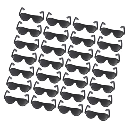 HEALSOPTHY 200 Mini Kunststoff Puppen Sonnenbrillen Stabile Kleine Brillen für Puppenhaus Dekoration Vielseitige Puppen Kostüm Accessoires zum Basteln HEALSOPTHY 200 Mini Kunststoff Puppen Sonnenbrillen Stabile Kleine Brillen für Puppenhaus Dekoration Vielseitige Puppen Kostüm Accessoires zum Basteln von HEALSOPTHY