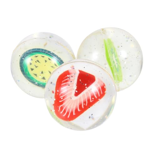 HEALSOPTHY 3 Stück Bouncy Balls mit Früchtemuster Ungiftige Sprungbälle aus Strapazierfähigem Kleine Elastische Hüpfbälle für Indoor und Outdoor Spielspaß HEALSOPTHY 3 Stück Bouncy Balls mit Früchtemuster Ungiftige Sprungbälle aus Strapazierfähigem Kleine Elastische Hüpfbälle für Indoor und Outdoor Spielspaß von HEALSOPTHY