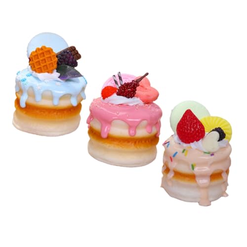 HEALSOPTHY 3 Stück Realistische Teiliges Doppel Etagen Kuchenmodell Farbige Künstliche Dessert Nachbildung Lebensechte Fake Food Deko für Bäckerei Fotorequisiten Hochzeit Geburtstag HEALSOPTHY 3 Stück Realistische Teiliges Doppel Etagen Kuchenmodell Farbige Künstliche Dessert Nachbildung Lebensechte Fake Food Deko für Bäckerei Fotorequisiten Hochzeit Geburtstag von HEALSOPTHY