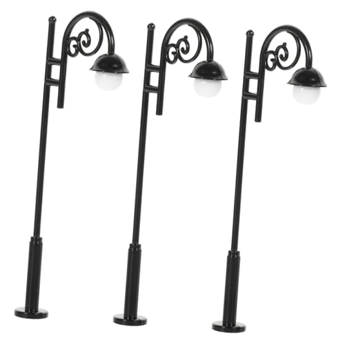 HEALSOPTHY 3 Stück Straßenlampen Modelle für Puppenhaus und Garten Realistische Dekoration für Landschaften und Szenen Kompakt und Tragbar HEALSOPTHY 3 Stück Straßenlampen Modelle für Puppenhaus und Garten Realistische Dekoration für Landschaften und Szenen Kompakt und Tragbar von HEALSOPTHY