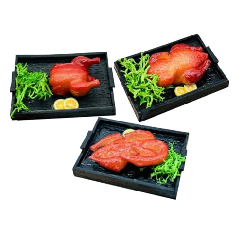 HEALSOPTHY 3 Stück Teiliges Miniatur Essspielzeug Set mit Künstlichem Brathähnchen Gans und Ente Realistische Mini Küchen Deko für Puppenhaus Szenen Festtagsstimmung Langlebige Kunststoff HEALSOPTHY 3 Stück Teiliges Miniatur Essspielzeug Set mit Künstlichem Brathähnchen Gans und Ente Realistische Mini Küchen Deko für Puppenhaus Szenen Festtagsstimmung Langlebige Kunststoff von HEALSOPTHY