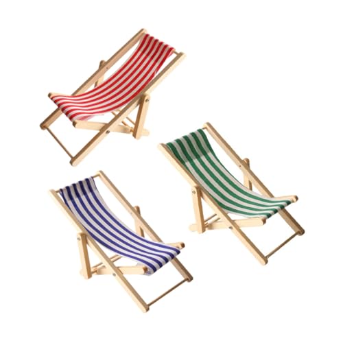 HEALSOPTHY 3 Stück Teiliges Miniatur Strandstuhl aus Holz Klappbar Detailgetreu Robustes Material Farblich Sortiert Rot Blau Grün Puppenhaus Deko Geeignet für Mini Möbel Zubehör und Strand HEALSOPTHY 3 Stück Teiliges Miniatur Strandstuhl aus Holz Klappbar Detailgetreu Robustes Material Farblich Sortiert Rot Blau Grün Puppenhaus Deko Geeignet für Mini Möbel Zubehör und Strand von HEALSOPTHY