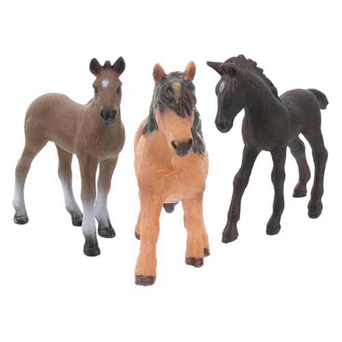 HEALSOPTHY 3 Stück Teiliges Simulierte Pferdemodelle Kognitive Spielzeuge Realistische Tierfiguren Robust für Indoor Outdoor Spiel Geeignet als Desktop Dekoration und Lernspielzeug HEALSOPTHY 3 Stück Teiliges Simulierte Pferdemodelle Kognitive Spielzeuge Realistische Tierfiguren Robust für Indoor Outdoor Spiel Geeignet als Desktop Dekoration und Lernspielzeug von HEALSOPTHY