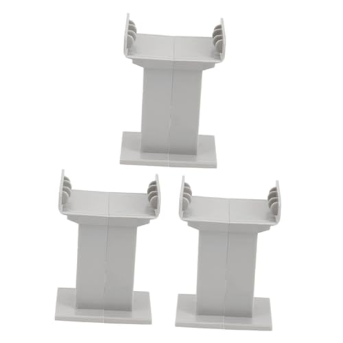 HEALSOPTHY 3 Stück Teiliges Zugbrücken aus Stabilem Kunststoff Graue Brückenstützen für Holzeisenbahn Zubehör Leicht Kompakt Einfach zu Montieren und Langlebig für Spiel und HEALSOPTHY 3 Stück Teiliges Zugbrücken aus Stabilem Kunststoff Graue Brückenstützen für Holzeisenbahn Zubehör Leicht Kompakt Einfach zu Montieren und Langlebig für Spiel und von HEALSOPTHY