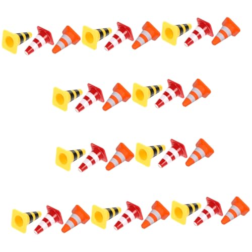 HEALSOPTHY 30 Stück Teiliges Miniatur verkehrszeichen Robustem Kunststoff mit Roten Gelben und Orangen Kegeln für Pädagogisches zur Verkehrssimulation und Sicherheitsbewusstseinsförderung HEALSOPTHY 30 Stück Teiliges Miniatur verkehrszeichen Robustem Kunststoff mit Roten Gelben und Orangen Kegeln für Pädagogisches zur Verkehrssimulation und Sicherheitsbewusstseinsförderung von HEALSOPTHY