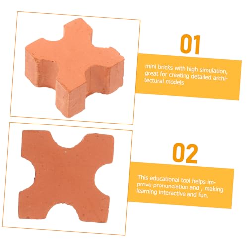 HEALSOPTHY 30 Stück Teiliges Miniatur ziegelstein DIY Modellbau Puppenhaus Realistische Nachbildung Flexible Bauklötze zur Räumlicher Vorstellungskraft und Handwerklicher Fähigkeiten HEALSOPTHY 30 Stück Teiliges Miniatur ziegelstein DIY Modellbau Puppenhaus Realistische Nachbildung Flexible Bauklötze zur Räumlicher Vorstellungskraft und Handwerklicher Fähigkeiten von HEALSOPTHY