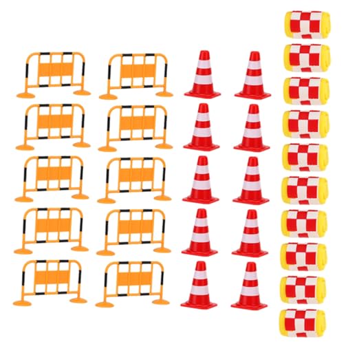 HEALSOPTHY 30 Stück Teiliges Verkehrsschilder Spielset Leitkegeln Schutzbarrieren und Warnbarrikaden Pädagogisches Verkehrszeichen für Kreativität und Verkehrsverständnis HEALSOPTHY 30 Stück Teiliges Verkehrsschilder Spielset Leitkegeln Schutzbarrieren und Warnbarrikaden Pädagogisches Verkehrszeichen für Kreativität und Verkehrsverständnis von HEALSOPTHY