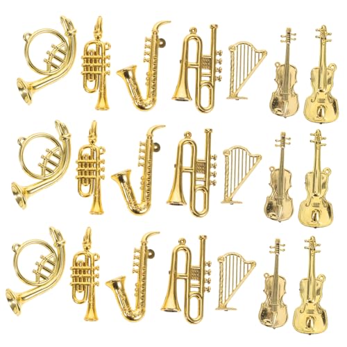 HEALSOPTHY 35 Stück Miniatur Baumschmuck Dekoration Instrumentenschmuck Gitarrenschmuck Mini Posaune Mit Ständer Miniatur Geigenmodell Posaune Modellgitarre HEALSOPTHY 35 Stück Miniatur Baumschmuck Dekoration Instrumentenschmuck Gitarrenschmuck Mini Posaune Mit Ständer Miniatur Geigenmodell Posaune Modellgitarre von HEALSOPTHY
